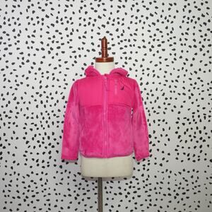 Nautica Hot Pink Full Zip Hooded Girls Jacket